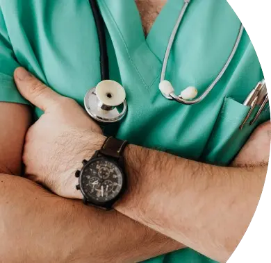 Doctor with crossed arms